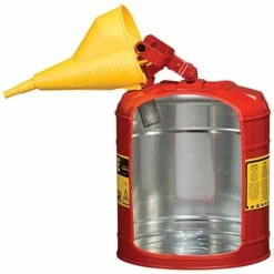 Justrite Type I Safety Can With Funnel 5 Gal, Red 8 Justrite Type I Safety Can With Funnel 5 Gal, Red -Wilson Bros Gardens Shop 1080 2 1