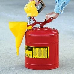 Justrite Type I Safety Can With Funnel 5 Gal, Red 11 Justrite Type I Safety Can With Funnel 5 Gal, Red -Wilson Bros Gardens Shop 1080 5 1