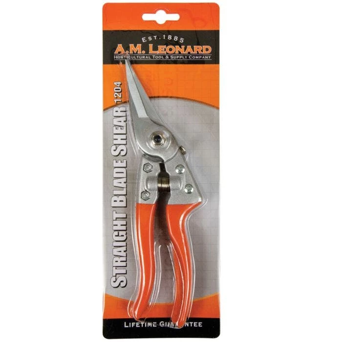 Leonard Straight Blade Pruning Shears, 8.625-inch Length 4 Leonard Straight Blade Pruning Shears, 8.625-inch Length - Image 4