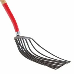 10-Tine Razor-Back® Forged Steel Scoop Fork, 30-inch D-Grip Handle -Wilson Bros Gardens Shop 1427f 2 1