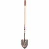 True Temper True American Round Point Open Back Shovel, 48-inch Ash Handle