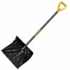 Union Tools Snow Shovel With Steel Wear Strip And D-Grip Handle