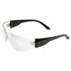 Glasses Safety Brava Clear, Black Frame 10/Box