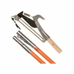 Corona Compound Pole Pruner Kit With Orange Fiberglass Poles