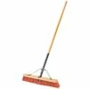 Leonard Fine-Bristle Push Broom, 24-Inch Wide Block