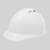 Safety Helmet Vented W/Access Slots 4-Point Mega Ratchet Suspn White