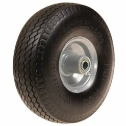 Flat Free Tire Universal Carts And Trucks 10.5in D X 3.3in W, 5/8in Axle