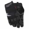 Kincopro General Black And Gray Suede Gloves, Medium