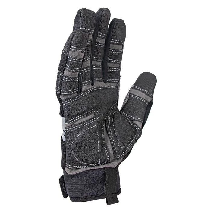 Kincopro General Black And Gray Suede Gloves, Extra Large 2 Kincopro General Black And Gray Suede Gloves, Extra Large - Image 2