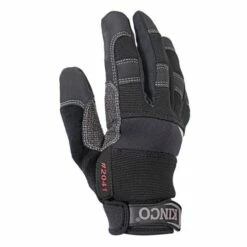 Kincopro Black And Gray Suede Gloves -Wilson Bros Gardens Shop 241 l5am top 2
