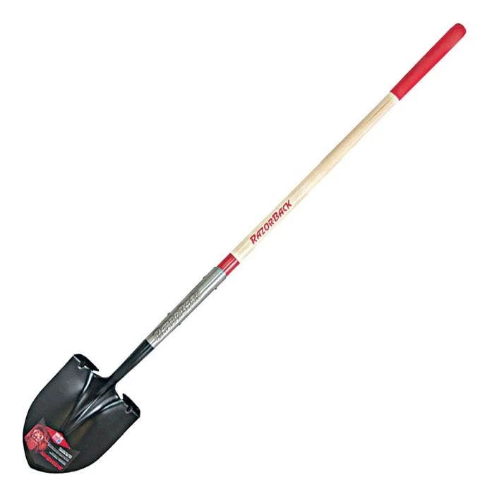 Razor-Back® SuperSocket Round-Point Shovel With Wood Handle 1 Razor-Back® SuperSocket Round-Point Shovel With Wood Handle