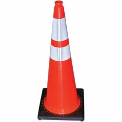 28-inch High-Visibility Orange Traffic Cones