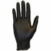 Single-Use Black Nitrile Gloves, Medium, Pack Of 100