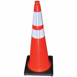 36-inch High-Visibility Orange Traffic Cones