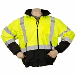 2-in-1 Bomber Jacket, Class III, Black Bottom, 5XL