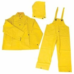 Onguard Sitex 3 Piece PVC On Polyester Rainsuit Yellow LG -Wilson Bros Gardens Shop 76598 2 1