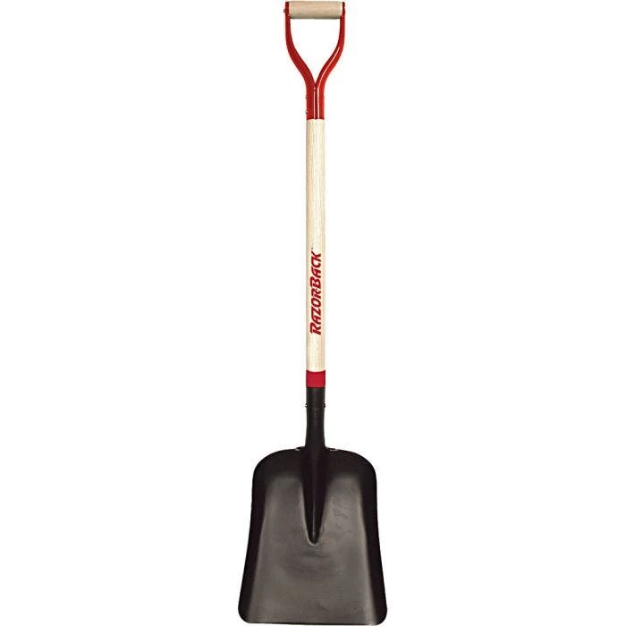 Razor-Back® General-Purpose #2 Steel Scoop, D-Grip Handle 1 Razor-Back® General-Purpose #2 Steel Scoop, D-Grip Handle