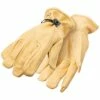 Cowhide Gloves W/ Cinch Strap