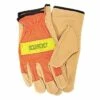 High-Visibility Orange Gloves, Large