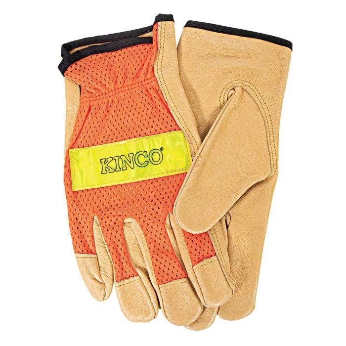 High-Visibility Orange Gloves, Large 1 High-Visibility Orange Gloves, Large