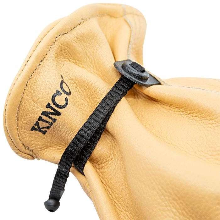 Cowhide Glove With Adjustable Pull Strap MD 4 Cowhide Glove With Adjustable Pull Strap MD - Image 4