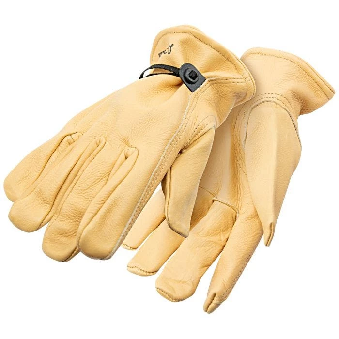 Cowhide Glove With Adjustable Pull Strap MD 1 Cowhide Glove With Adjustable Pull Strap MD