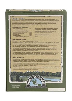 Vegan All Purpose Organic Fertilizer Blend 3-2-2, 5lb 6 Vegan All Purpose Organic Fertilizer Blend 3-2-2, 5lb -Wilson Bros Gardens Shop VEGANMIXSowExoticDTEFertilizerAllNaturalandOrganic 2