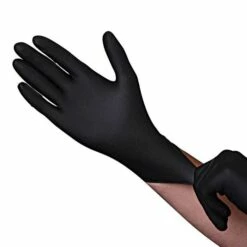 7mil Black Nitrile Disposable Glove 100/Box