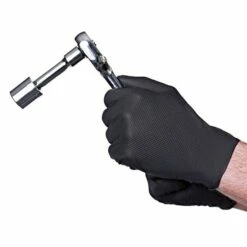 6mil Black Nitrile Disposable Industrial Glove With Diamond Texture 100/Box -Wilson Bros Gardens Shop a1fa33am a1fa34am wrench 1