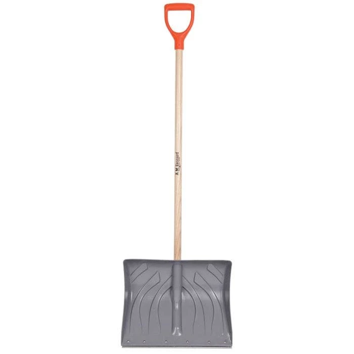 Leonard Snow Shovel With Steel Wear Strip 1 Leonard Snow Shovel With Steel Wear Strip