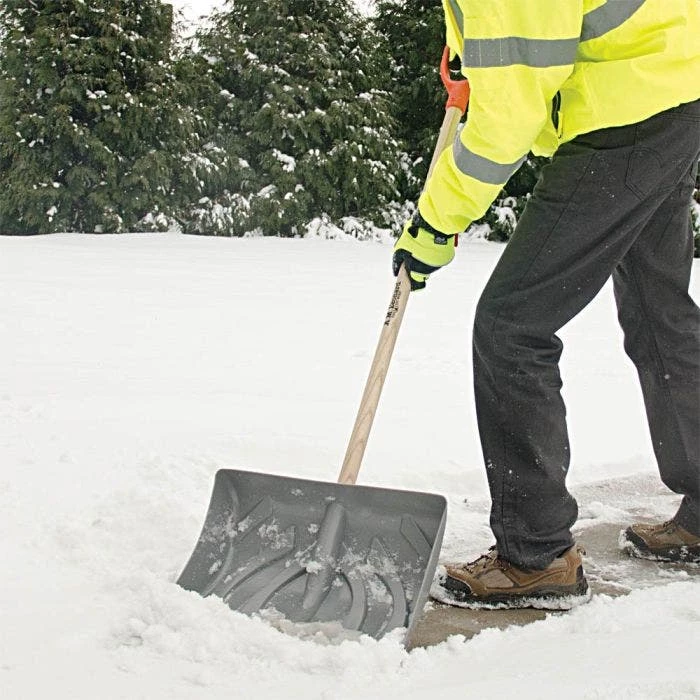 Leonard Snow Shovel With Steel Wear Strip 3 Leonard Snow Shovel With Steel Wear Strip - Image 3