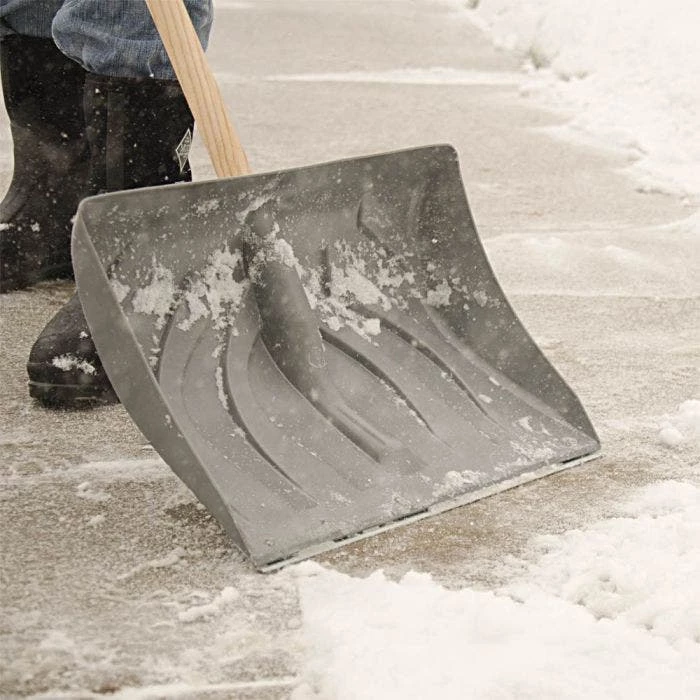 Leonard Snow Shovel With Steel Wear Strip 4 Leonard Snow Shovel With Steel Wear Strip - Image 4