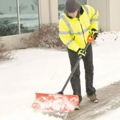 Leonard HD 42-in Snow Pusher With Fiberglass Handle 13 Leonard HD 42-in Snow Pusher With Fiberglass Handle -Wilson Bros Gardens Shop a242p 3