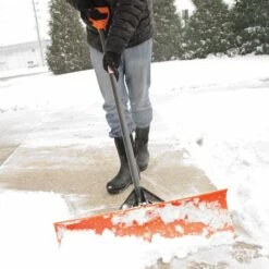 Leonard HD 42-in Snow Pusher With Fiberglass Handle 15 Leonard HD 42-in Snow Pusher With Fiberglass Handle -Wilson Bros Gardens Shop a242p 5
