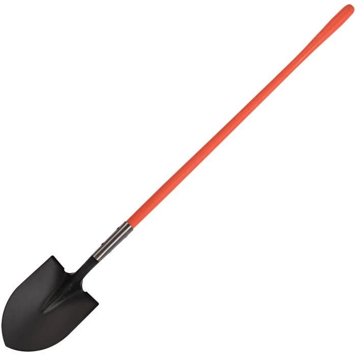 Leonard Round-Point Closed-Back Shovel With Tuff-Flex™ Composite Handle 1 Leonard Round-Point Closed-Back Shovel With Tuff-Flex™ Composite Handle