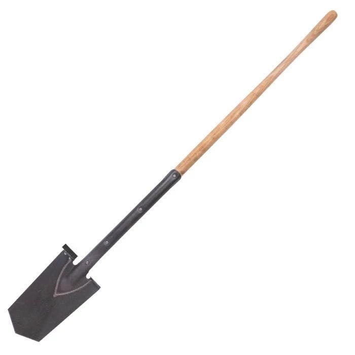 Leonard Full Strap Diamond Point Spade With Straight Handle And Rubber Foot Pad 1 Leonard Full Strap Diamond Point Spade With Straight Handle And Rubber Foot Pad