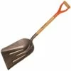 Leonard Steel Scoop Shovel With Size 10 Blade And D-Grip Handle