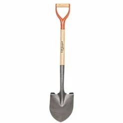 Leonard #0 Round Point Shovel With D-Grip Handle