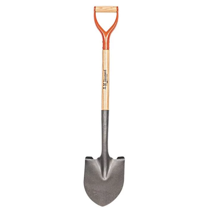 Leonard #0 Round Point Shovel With D-Grip Handle 1 Leonard #0 Round Point Shovel With D-Grip Handle