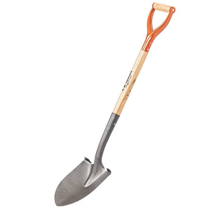Leonard #0 Round Point Shovel With D-Grip Handle 2 Leonard #0 Round Point Shovel With D-Grip Handle - Image 2