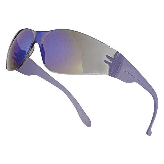 Glasses Safety Brava Blue Mirror Lens 10/Box 1 Glasses Safety Brava Blue Mirror Lens 10/Box