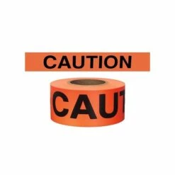 Barricade Tape, 500ft X 3in, 3 Mil, Caution, Hi Vis Orange
