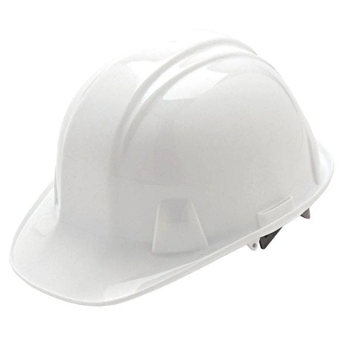 Charger Hard Hat 4 Point Ratchet Suspension White 1 Charger Hard Hat 4 Point Ratchet Suspension White