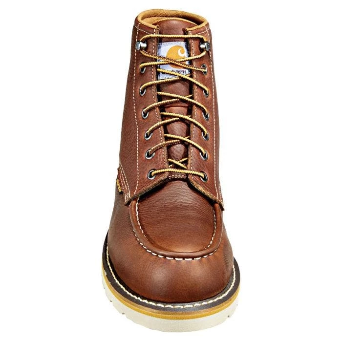 Carhartt Men's Steel Toe Wedge Boots, Tan, Size 14 6 Carhartt Men's Steel Toe Wedge Boots, Tan, Size 14 - Image 6