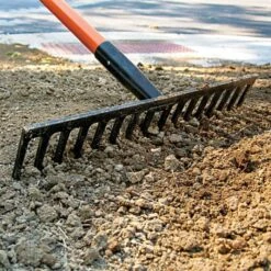 Leonard Straight Rake With Forged Steel Head And Composite Handle -Wilson Bros Gardens Shop cs16 2 2