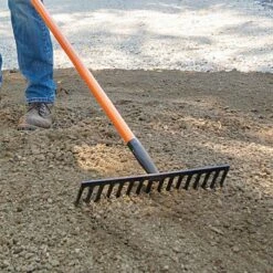 Leonard Straight Rake With Forged Steel Head And Composite Handle -Wilson Bros Gardens Shop cs16 3 2