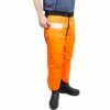 Apron Style Chainsaw Chaps, Safety Orange, Long Length