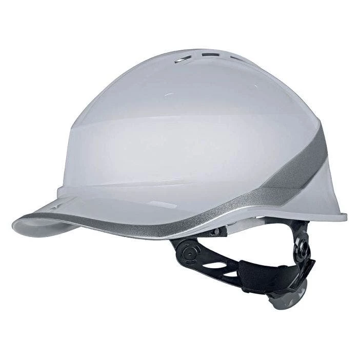 Safety Helmet Vented Diamond White 1 Safety Helmet Vented Diamond White