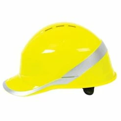 Safety Helmet Vented Diamond Yellow