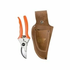 Leonard Pruner & Knife Case Leather 8in With Snap -Wilson Bros Gardens Shop dpb8com